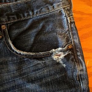 Distressed American Eagle Boot Cut Jeans 44 x 32  Excellent condition